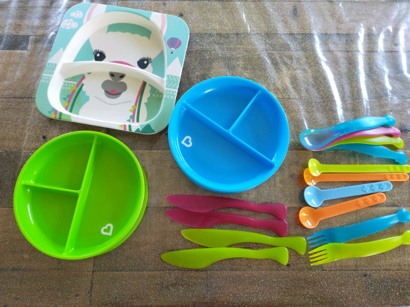 baby plates and cutlery